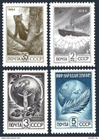 Russia 5286-5289 Blocks/4, MNH. Mi 5427-30. Sable, Ship, Arctic Map, Palm. 1984. - Neufs