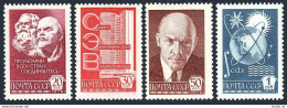 Russia 4525-4528,MNH.Michel 4502-4505. Marx-Lenin,CMEA Building,Sputnik,1976. - Ungebraucht