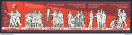 Russia 2793-2798a Strip, MNH. Mi 2810-2815. Peace, Labor, Liberty. Space. 1963. - Neufs