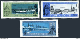 Russia 2692-2694, MNH.  Michel 2704-2706. Fertilizer Plant. Hydro Stations. 1962 - Unused Stamps