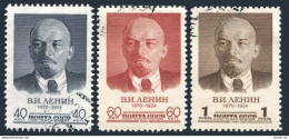 Russia 2053-2055,CTO.Michel 2071-2073. Vladimir Lenin,88th Birth Ann.1958. - Gebruikt