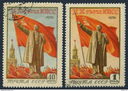 Russia 1797-1798,CTO.Michel 1805-1806. Communist Party 20th Cong.Lenin,Kremlin. - Gebraucht