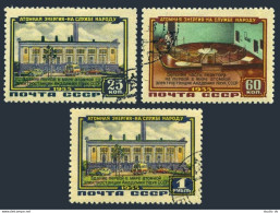 Russia 1794-1796,CTO.Michel 1802-1804. Atomic Power Station/Academy USSR,1956. - Used Stamps