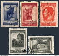 Russia 1605-1609,CTO.Michel 1608-1612. Soviet-Czech Friendship,1951.Monuments. - Used Stamps