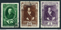 Russia 1227-1229,CTO.Michel 1217-1219. Aleksandr N.Ostrovski,Playwright,1948. - Used Stamps