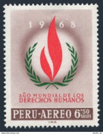 Peru C225 Block/4, MNH. Michel 701. Human Rights Year IHRY-1968. - Pérou