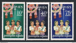 Philippines 1003-1005, MNH. Michel 863-865. Christmas 1968, Singing Children. - Filipinas