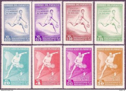 Paraguay 630-37,MNH. Michel 1001-1008. South American Tennis Championships,1962. - Paraguay