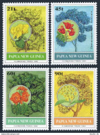 Papua New Guinea 794-797, MNH. Michel 668-671. Flowering Trees 1992. Hibiscus, - Guinea (1958-...)