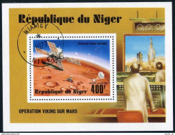 Niger C286,CTO.Michel 570 Bl.16. Viking Mars Project,1977. - Niger (1960-...)