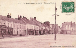 CPA Le Mesle Sur Sarthe-Place Du Marché-7-Timbre-En L'état         L2947 - Le Mêle-sur-Sarthe