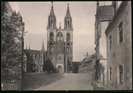 Fotografie Brück & Sohn Meissen, Ansicht Meissen I. Sa., Burghof, Dom & Burgkeller  - Plaatsen