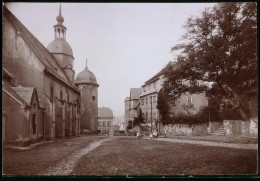 Fotografie Brück & Sohn Meissen, Ansicht Colditz, Partie An Der Kirche  - Lugares