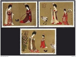 China PRC 1901-1903, MNH. Michel 1923-1925. Tang Dynasty, 1984. Birds.Zhou Fang. - Ungebraucht