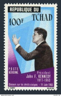 Chad C20, C20a Sheet, MNH. Michel 126, Bl.2. John F. Kennedy, 1964. - Tschad (1960-...)