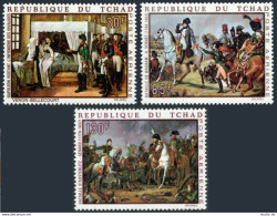 Chad C57-C59,MNH. Mi 275-277. Napoleon I,by Veron-Bellecourt,Vernet,Gerard,1969. - Ciad (1960-...)