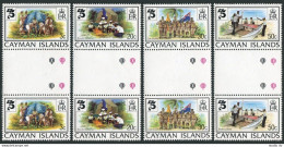 Cayman 490-493 Gutter, MNH. Michel 494-497. Scouting Year 1982. Troop, Boating. - Caimán (Islas)