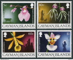 Cayman 672-675,MNH.Michel 694-697. Christmas Scenes,1993.Orchids.Dog. - Caimán (Islas)