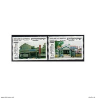 Cambodia 1676-1677,MNH.Michel 1766-1770. Independence Day 1997.Post Offices. - Camboya