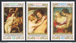 Bulgaria 2444-2446, 2447, MNH. Michel 2625-2627, Bl.73. Paul Peter Rubens, 1977. - Nuevos