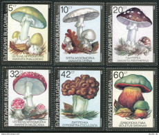 Bulgaria 3597-3602,3602a Sheet,MNH.Michel 3886-3891,klb. Mushrooms 1990. - Unused Stamps