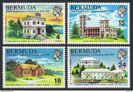 Bermuda 272-275, MNH. Michel 261-264. Bermuda's Parliament-350. Ship.1970. - Bermudas