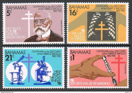 Bahamas 505-508, MNH. Michel 503-506. Tuberculosis Bacillus-100,1982. Dr.R.Koch. - Bahama's (1973-...)