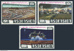 Ascension 215-217, MNH. Mi 215-217. USA-200. NASA Station, Mars Viking Project. - Ascensione