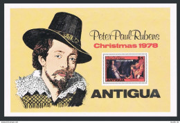 Antigua 527 Sheet, MNH. Michel Bl.39. Christmas 1978. Paintings By Peter Rubens. - Antigua Y Barbuda (1981-...)