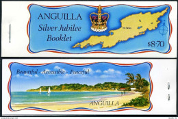 Anguilla 271-274 Booklet. Reign Of QE II, Silver Jubilee, 1977. Prince Charles. - Anguilla (1968-...)