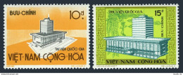 Viet Nam South 480-481, MNH. Mi 558-559. New National Library Building, 1974. - Viêt-Nam