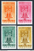 Viet Nam South 223-226, MNH. Mi 300-303. Human Rights.Constitution,Scales, 1963. - Vietnam