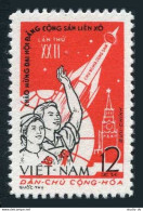 Viet Nam 176, MNH. Michel 180. Communist Party Of USSR Congress, 1961. Rocket. - Viêt-Nam