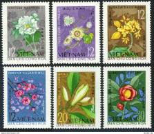 Viet Nam 294-299,MNH.Michel 301-306. Flowers,1964. - Viêt-Nam