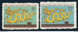 Viet Nam 140-141,MNH.Michel 145-146. Hanoi,950th Ann.1960.Dragon. - Viêt-Nam