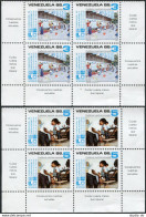 Venezuela 1354-1355 Blocks/4,MNH.Mi 2342-2343. Educational Institutions,1986. - Venezuela