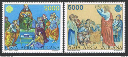 Vatican C73-C74, MNH. Michel 842-843. World Communications Year WKY-1983. - Luftpost