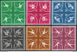 Venezuela 815-817,C808-C810 Blocks/4, MNH. National Games 1962. Shot Put,Soccer, - Venezuela