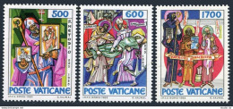 Vatican 752-754 Block/4, MNH. Michel 867-869. St Methodius-1100. 1985. St Cyril. - Nuevos