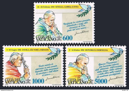 Vatican 936-938,MNH.Michel 1101-1103. Travels Of Pope John Paul II,1993. - Nuevos