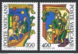 Vatican 677-678 Blocks/4,MNH.Michel 777-778. St Albertus Magnus,700th Death Ann.1980 - Unused Stamps