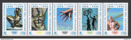 Vatican 1011 Strip,MNH.Michel 1174-1178. Modern Olympic Games,centenary,1996. - Nuevos