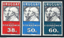 Uruguay C203-C205,MNH.Mi 862-864.Jose Artigas,Washington.Eisenhower's Visit,1960 - Uruguay