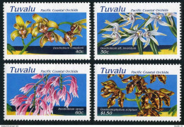 Tuvalu 697-700, MNH. Michel 721-724. Pacific Coastal Orchids 1995. - Tuvalu (fr. Elliceinseln)