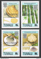 Tuvalu 520-523 SPECIMEN, MNH. Michel 541-544. Fungi-Mushrooms 1989. - Tuvalu (fr. Elliceinseln)