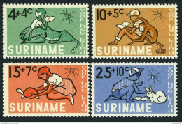 Surinam B116-B119, B118a, MNH. Mi 478-481,Bl.4. Children,panther,monkey,spider, - Suriname