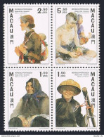 Macao 865-868a, MNH. Michel 904-907. Boat People. 1997. - Unused Stamps