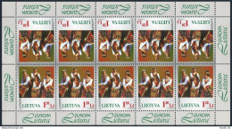 Lithuania 598 Sheet,MNH.Michel 664 Klb. EUROPE CEPT-1998.National Song Festival. - Lituania