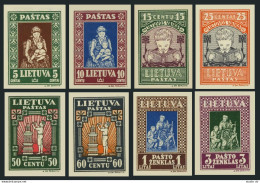 Lithuania 272-277B Imperf,MNH.Mi 364B-371B. Lithuanian Orphans,1933. - Lithuania