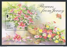 Jersey 878,MNH.Michel 865 Bl.20. Flowers From Jersey.ITALIA-1998. - Jersey